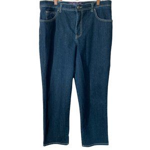 Gloria Vanderbilt High Rise Tapered Amanda JEANS Womens size 14 Short W35XL28